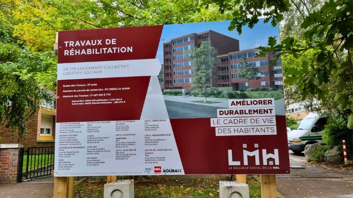 Résidence magasins généraux 175 logements collectifs réhabilités